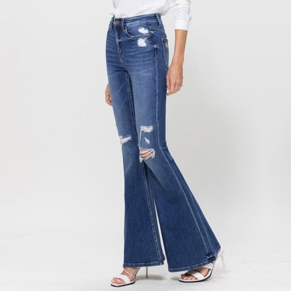 *NEW* Flying Monkey High-Rise Super Flare Jeans - Picture 5 of 10